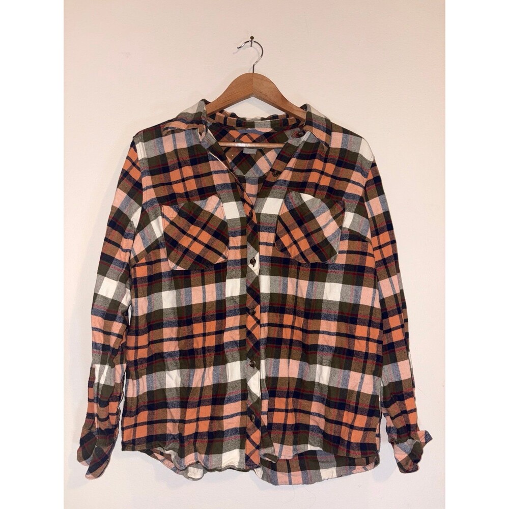 100% Cotton Natural Reflections Flannel - Size Large
